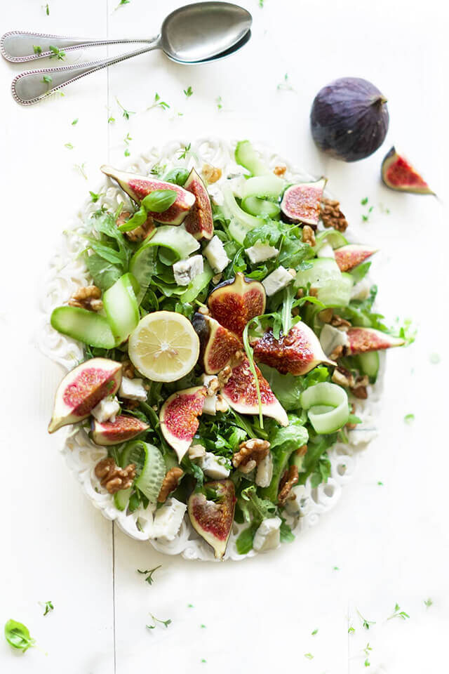 Salade met vijgen en gorgonzola