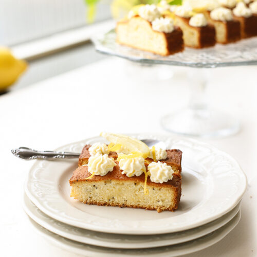 Citroen cake met mascarpone 'The Lemon Kitchen